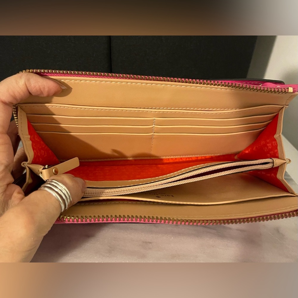 Kate Spade Leather Wristlet Wallet Layton
Wellesley Bright Hot Pink EUC - Picture 8 of 8